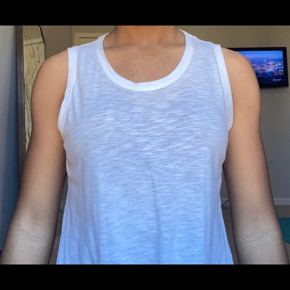 All white no stain Tank top!